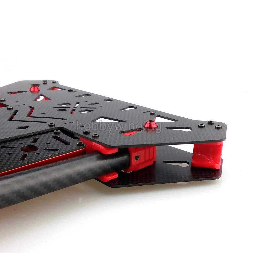 680 мм Alien Quadcopter 3K Углеродное волокно складная рама комплект большое пространство APM PIX установка ЧПУ Алюминиевый Мотор крепление с светодиодный FPV лампой