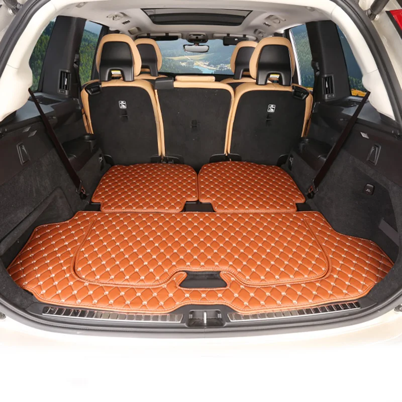 Защитный коврик для заднего багажника Volvo XC90 2016 2018 5 и 7 сидений из искусственной