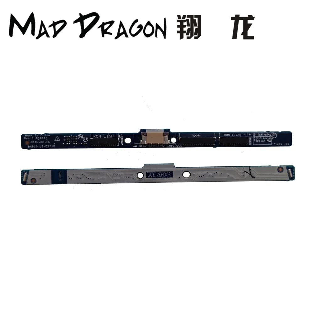 Ноутбук бренда MAD DRAGON новая светодиодная плата с логотипом печатная для Dell ALIENWARE 15