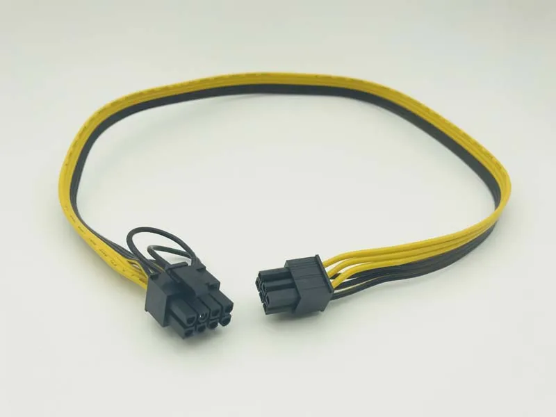 10 шт 60 см 6Pin к 8Pin (6 + 2) кабель сервер преобразования питания плата графической