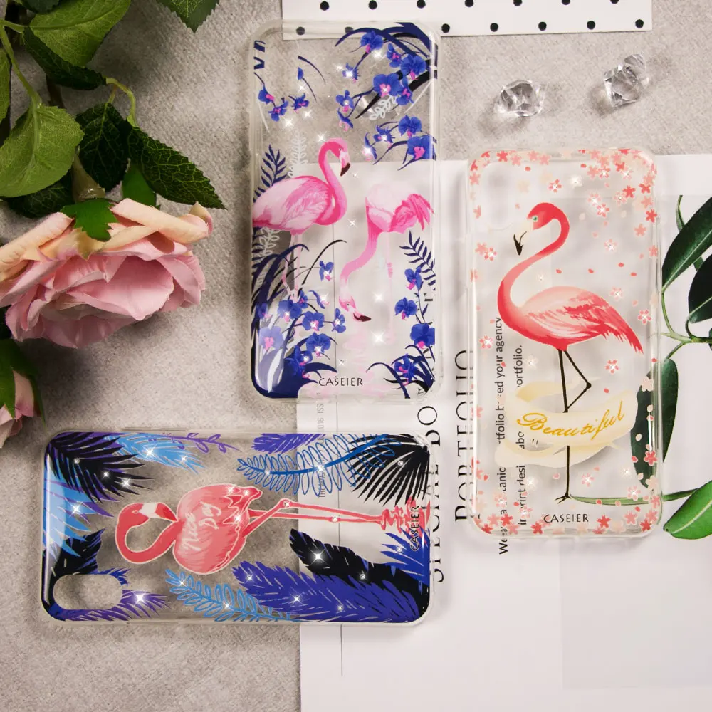 Caseier блестящий чехол для телефона iPhone 7 8 6 6s Plus силиконовый со стразами X 5 5S SE Fundas