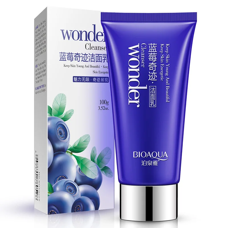 Bioaqua черники умывания увлажняющий усадка пор Управление масла акне глубокое