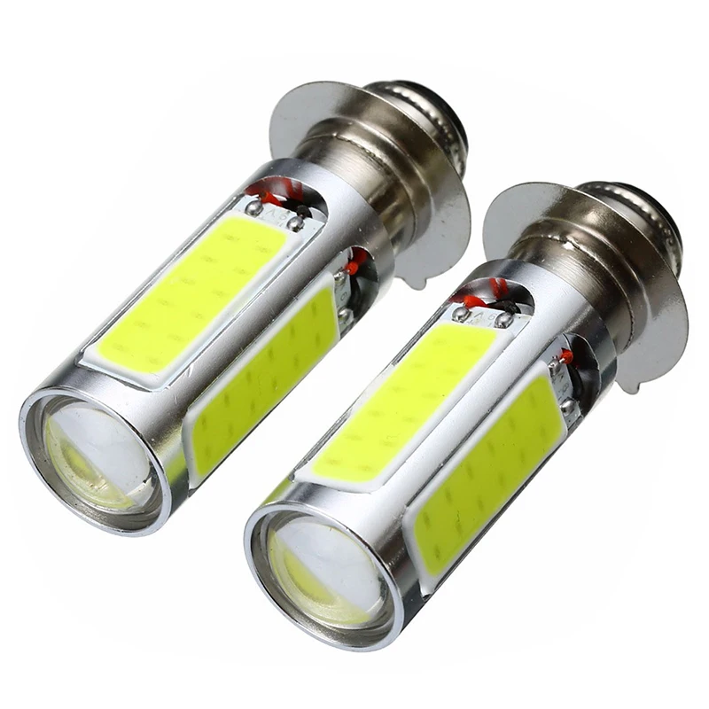 12 SMD 1200LM Hi короче спереди и длиннее сзади) лампа скутер аксессуары Moto DRL H6 P15D AC/DC 12V