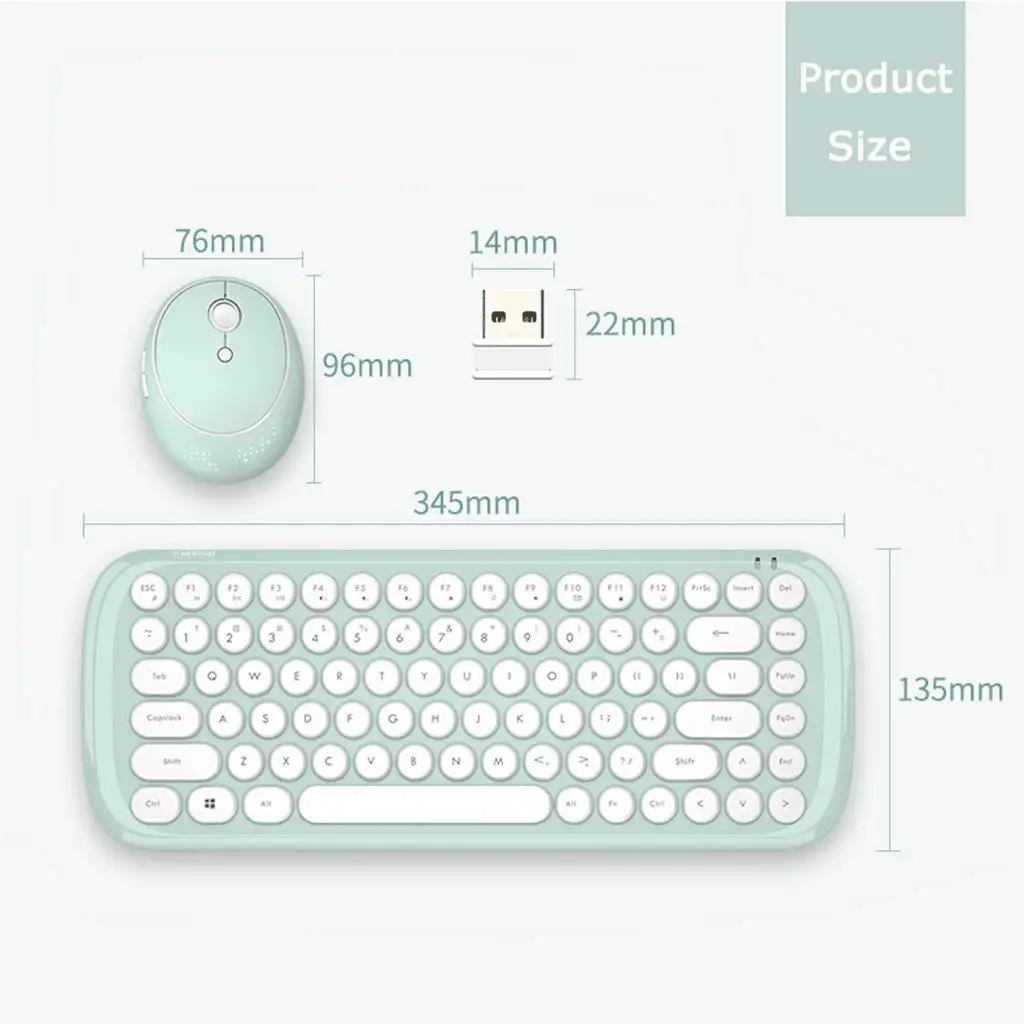 Беспроводная клавиатура и мышь набор круглый панк Bluetooth игровая клавиатура мин розовая клавиатура и компьютерная мышь для Apple Ноутбуки ПК