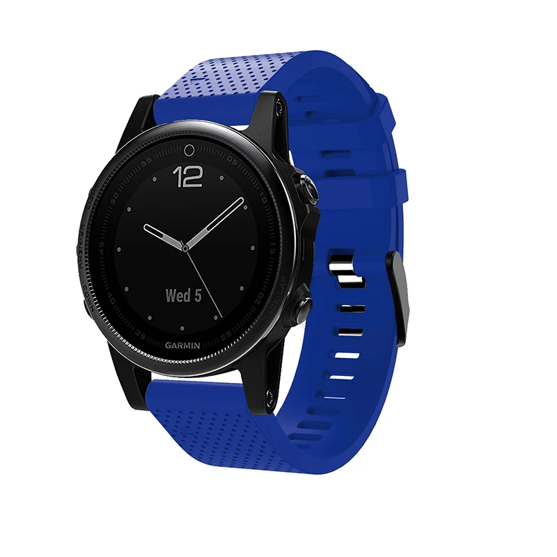 26 22 20 мм ремешок для garmin fenix 5 5X 5S Plus 3 3HR часы Quick fit Силиконовый Easyfit наручные часы ремешок для garmin fenix 5x5 5S