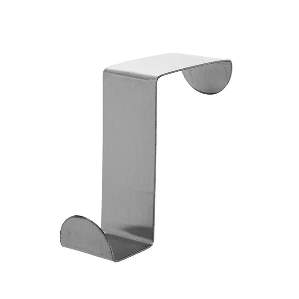 

Home Kitchen Door Stainless Steel Hooks Self Holder Hanger Hang Coat Hooks Drawer Cabinet Towel Clothes Pothook Door Hooks