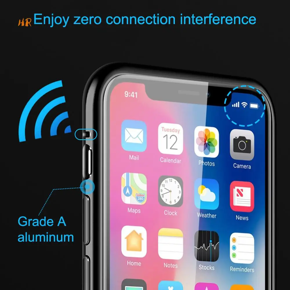 Магнитный адсорбционный чехол для iPhone X XS XR MAX металлический магнит из