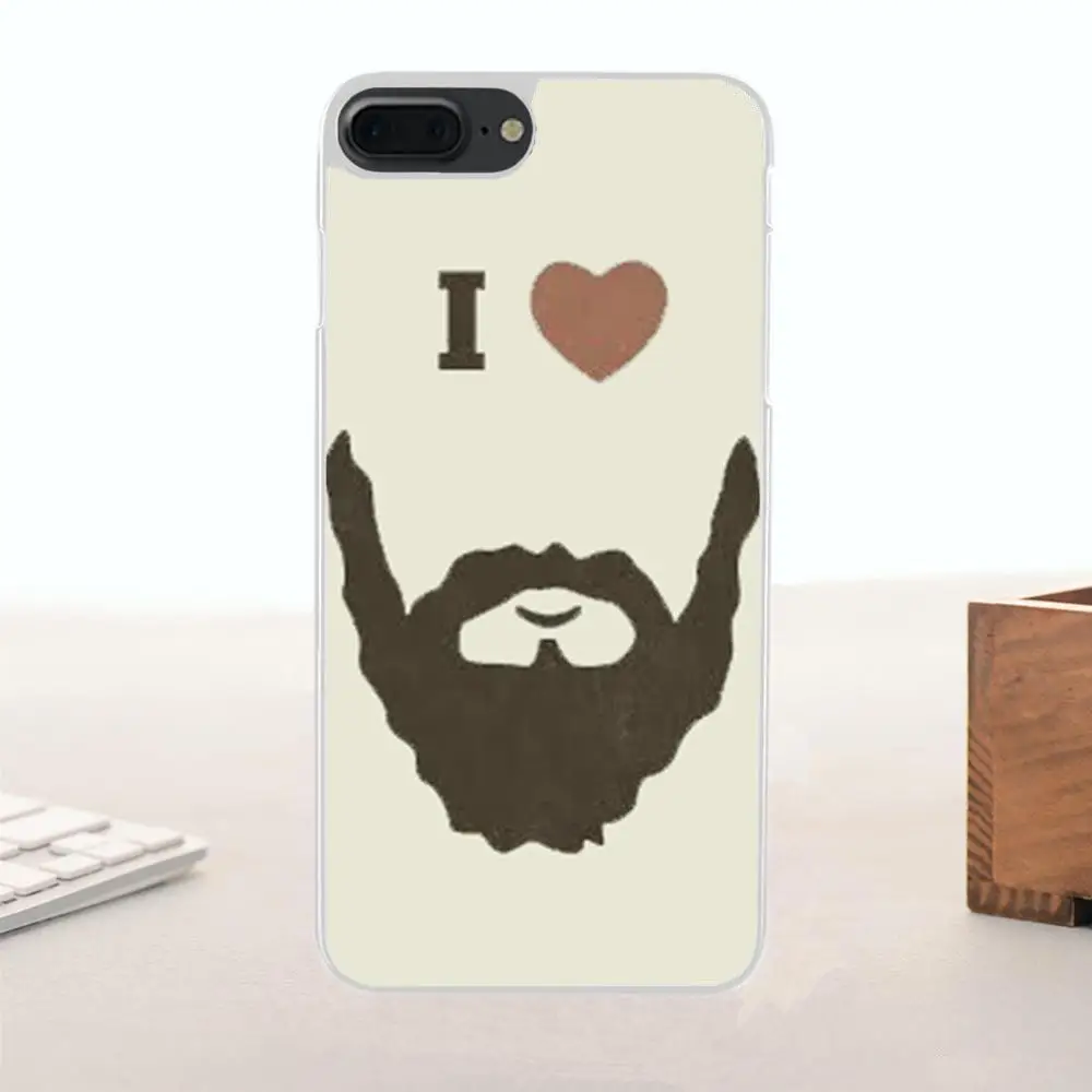 ТПУ дизайн под заказ любовь Борода Усы Для Galaxy Alpha Core Note 2 3 4 S2 A10 A20 A20E A30 A40 A50 A60 A70 M10