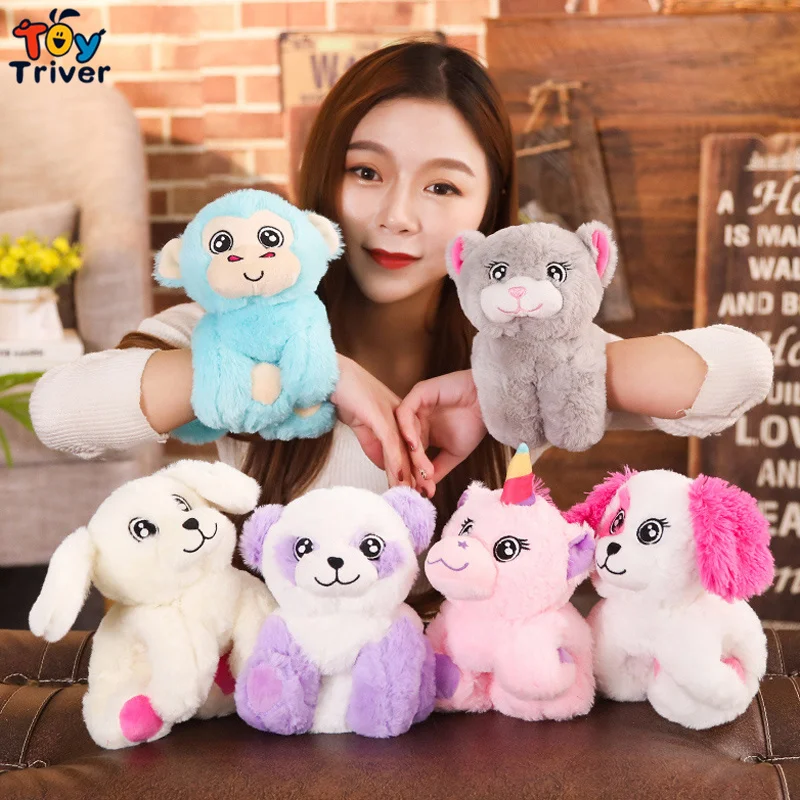 Браслет Единорог собака панда обезьяна персидский кот плюшевая игрушка тройник