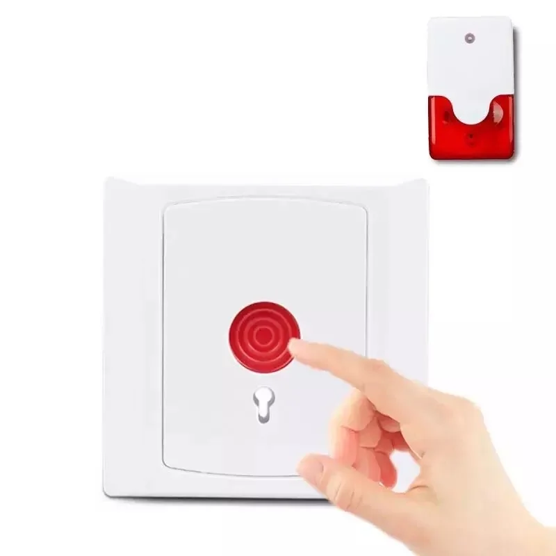 9V 103 Standalone Battery powered Emmergency Alarm kit Wired Strobe Siren Durable Sound Flasher Light for Fire Alarm System