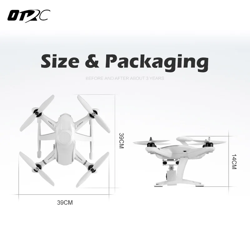 Профессиональный бесщеточный Квадрокоптер OTRC Wi Fi FPV 1080P HD камера система