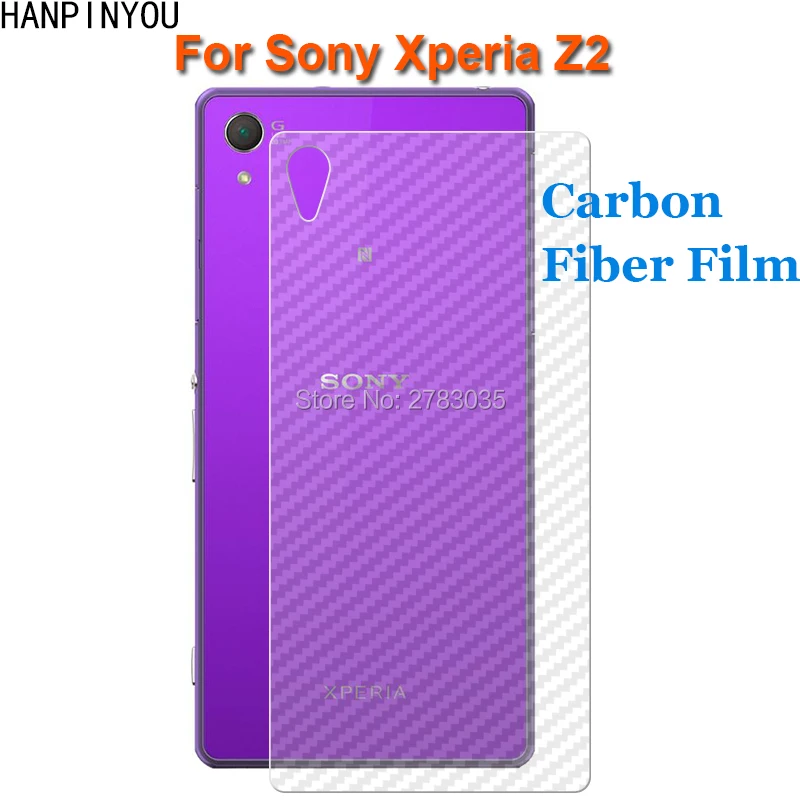 

Для Sony Xperia Z2 5,2 "Новая прочная защитная задняя 3D пленка из углеродного волокна с защитой от отпечатков пальцев