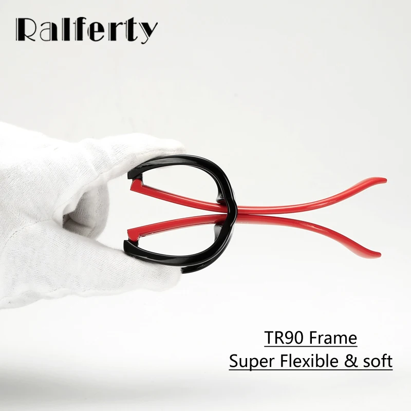 Ralferty детские очки TR90 защитные для детей с прозрачными линзами мягкая гибкая