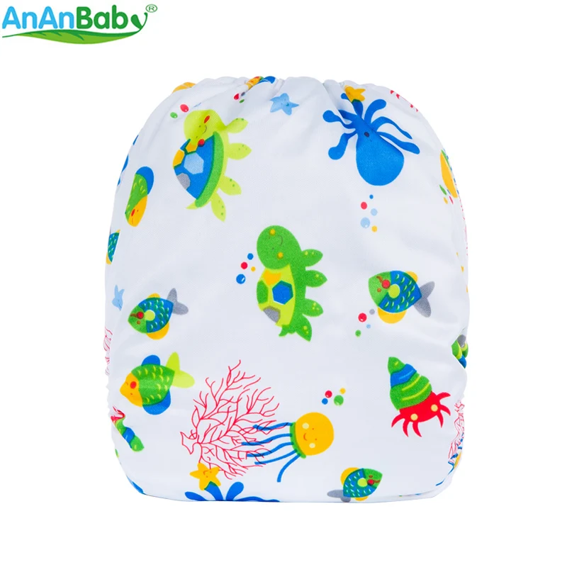 Ananbaby тканевые подгузники детские удобный подгузник Многоразовые карманные с