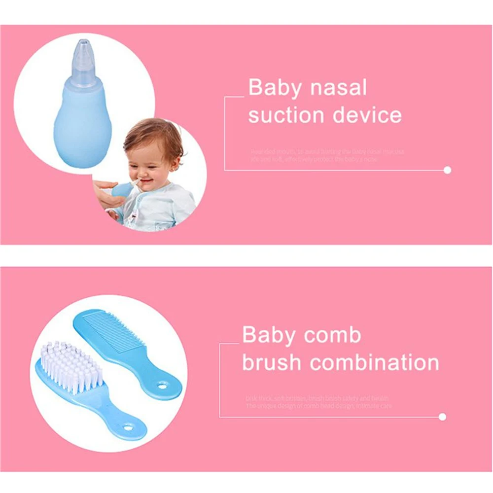 

SKFC 10Pcs Baby Infants Health Care Tools Set Nail Clipper File Scissor Grooming Kit