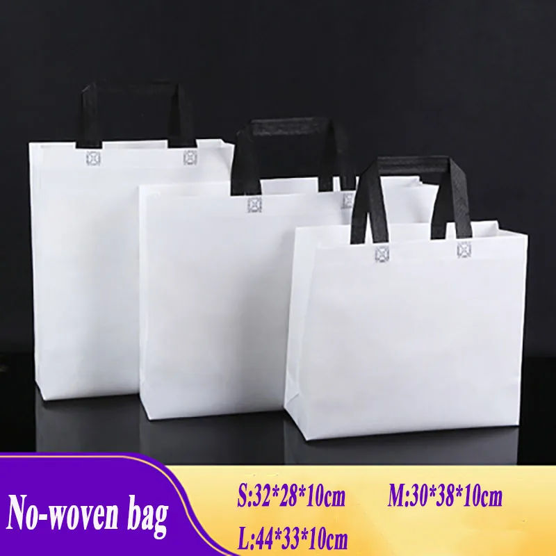 Оптовая продажа 20 шт 50 шт./лот Многоразовые Экологичные нетканые сумки тканевая