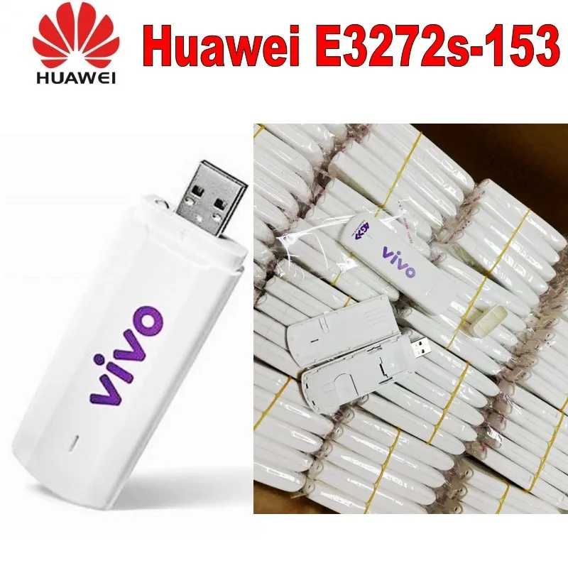 Новый разблокированный мобильный широкополосный USB модем HUAWEI E3272S 153 с антенной 4G