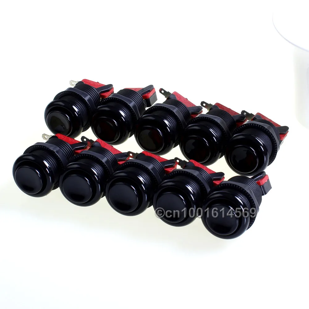 10 шт./лот новые HAPP стандартные 30 мм аркадные кнопки американского типа для USB MAME