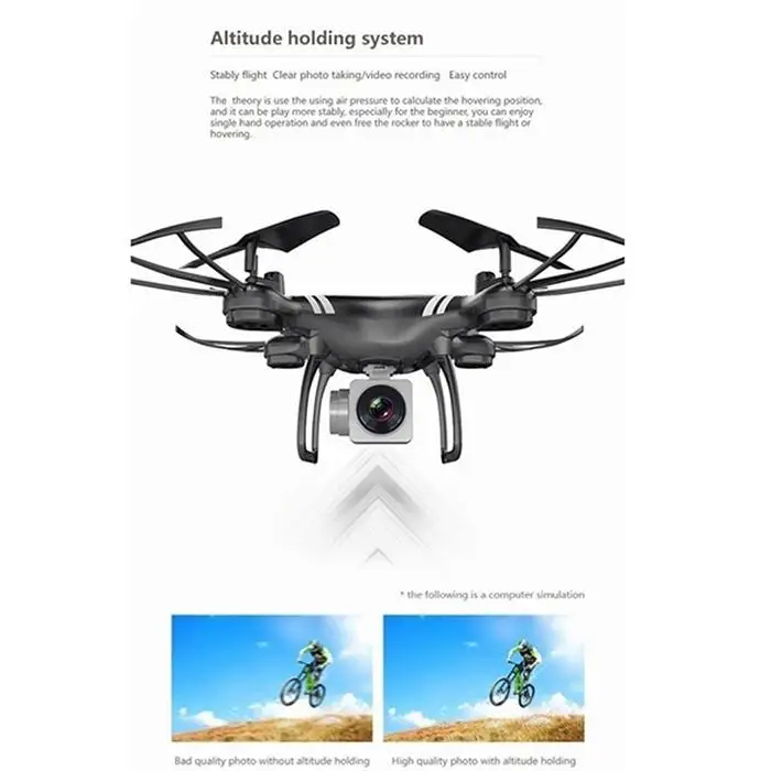 2 4G WiFi FPV RC Дрон оптический 720P HD камера в режиме реального времени антенна видео