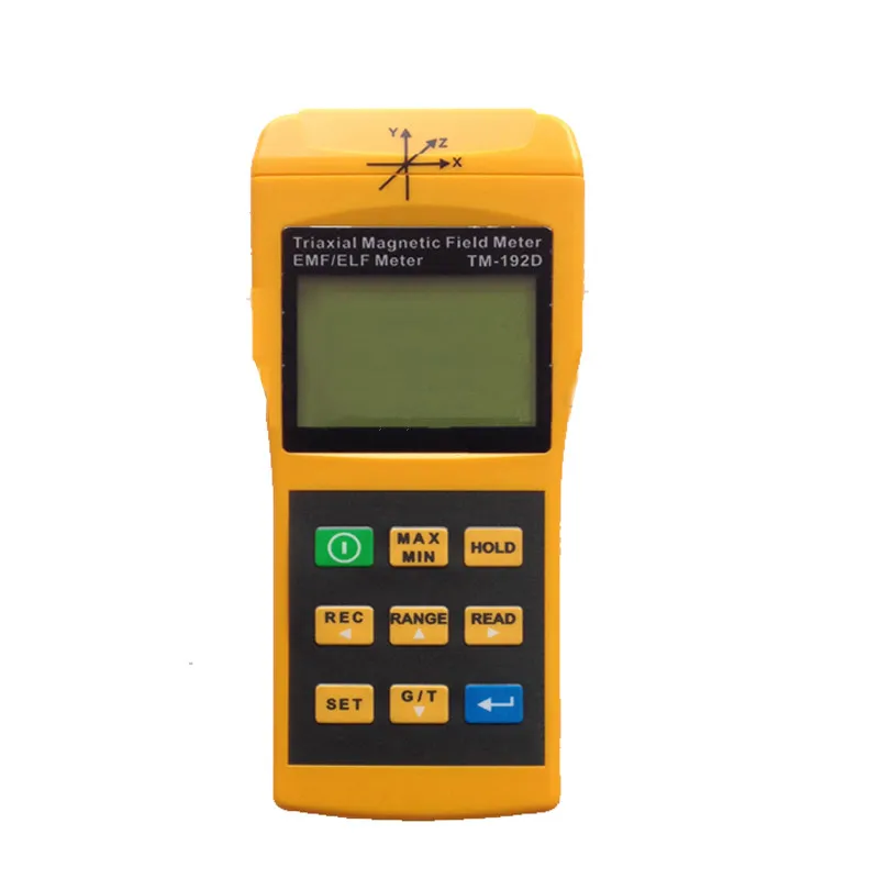 

3-Axis High Precision EMF Electromagnetic Magnetic Field Gauss Meter Tester 30~2000HZ With Datalogger Measuring Instrument