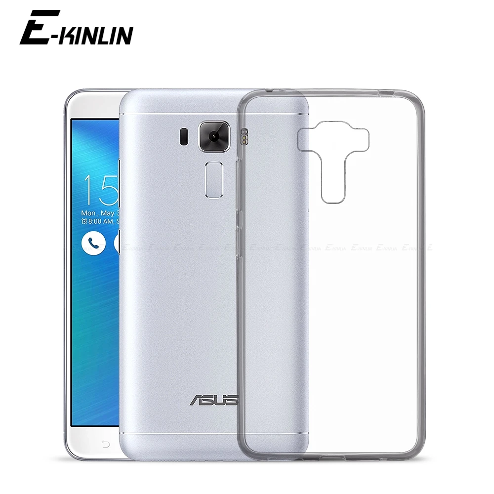 Прозрачный мягкий силиконовый чехол для Asus ZenFone ROG Phone 5 3 ZE552KL ZE520KL ударопрочный ТПУ