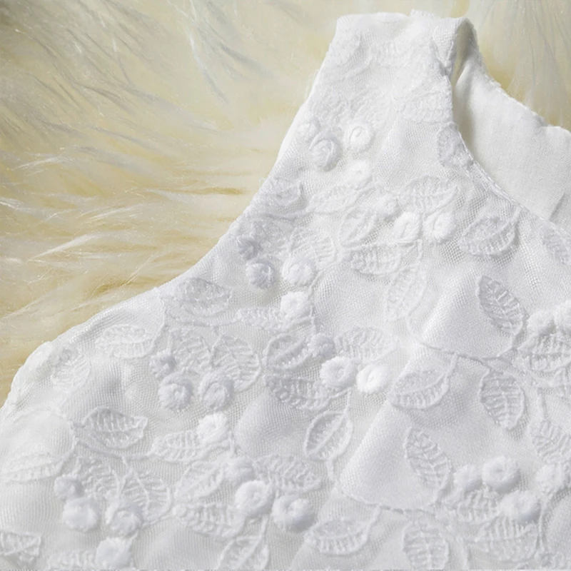 BOTEZAI summer new baby kid girl embroidered lace tutu dress little princess flower wedding party | Детская одежда и обувь