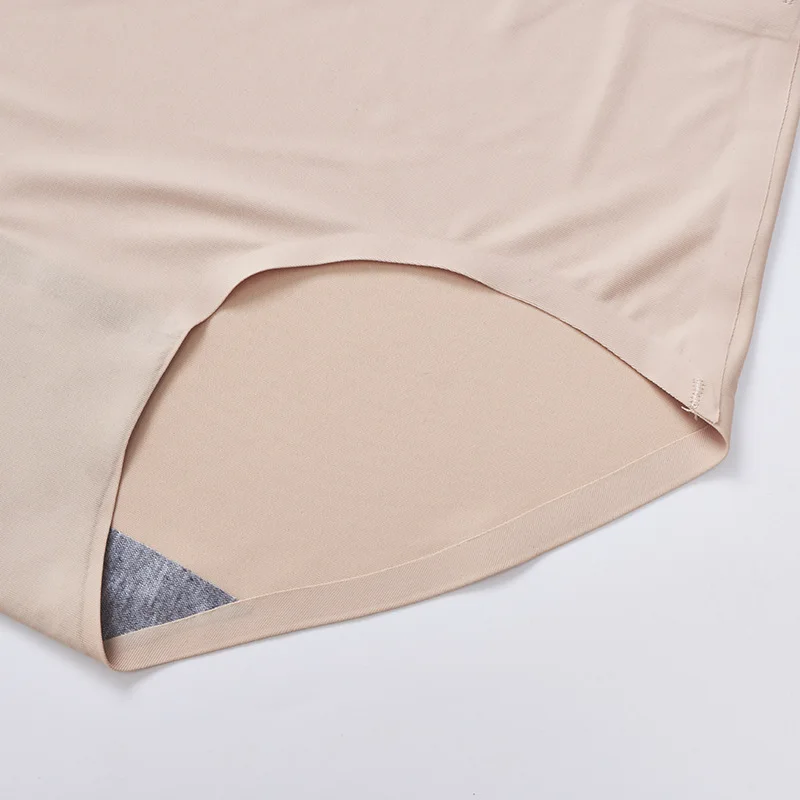 Сексуальное бесшовное нижнее белье женские трусики из спандекса мягкие со