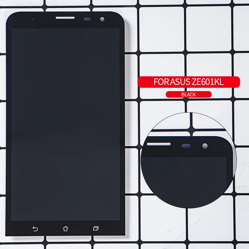 

Оригинальный ЖК-дисплей для Asus ZenFone 2 Laser ZE601KL ЖК-дисплей сенсорный экран дигитайзер Рамка для Asus ZenFone ZE601KL Z011D дисплей