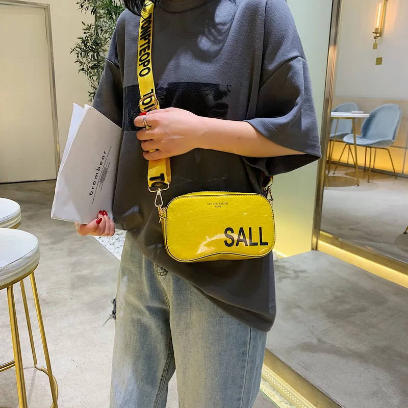 Роскошная женская сумка Для женщин сумки для 2019 плеча Crossbody мешок O желтые летние
