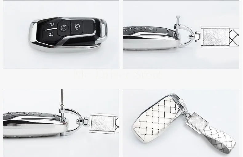 Чехол для ключей для Ford ESCORT EDGE Ecosport Mondeo MUSTANG F-150 aurus Explorer Expedition Lincoln MKC MKZ MKX