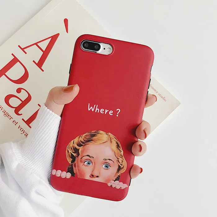 GlamPhoneCase Модный чехол для телефона девочек и мальчиков iphone X 7 7plus 8 8plus 6 6plus 6S 6splus