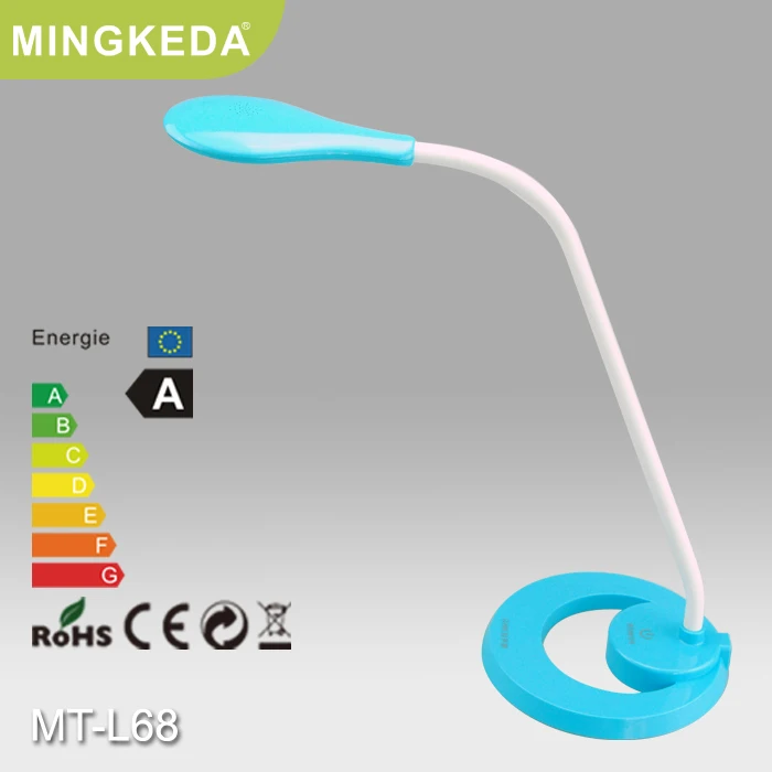 kids touch switch durable 6 W plastic yellow flexible warm white dimmable energy saving fashion led desk light | Лампы и освещение