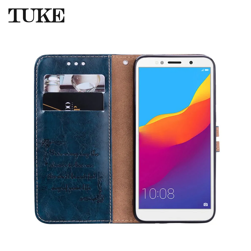 Для huawei Y5 2018 чехол флип для телефона Магнитный кожаный Винтаж кошелек Корпус