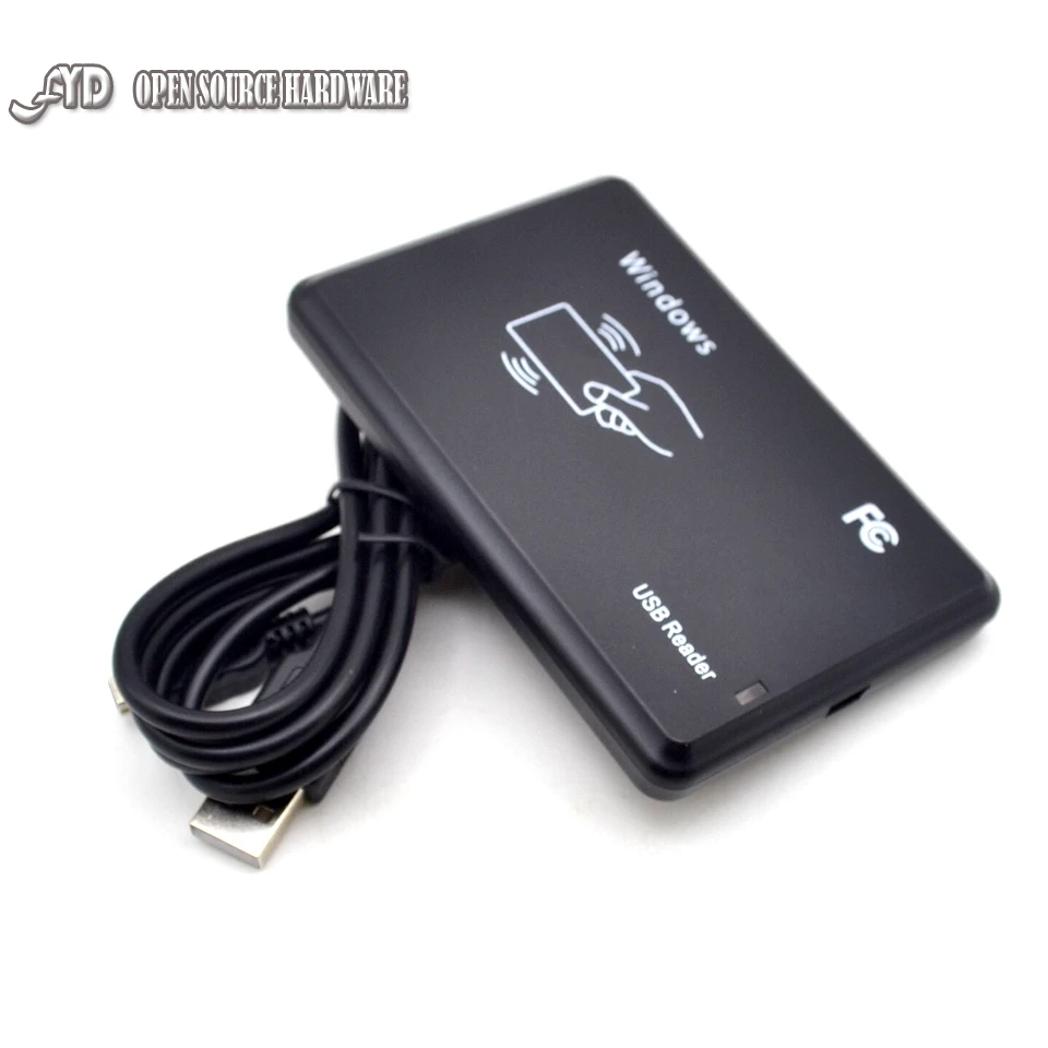 Новый USB RFID ID Бесконтактный Считыватель Смарт Карт EM4001 EM4100 Windows card reader Access Control Card