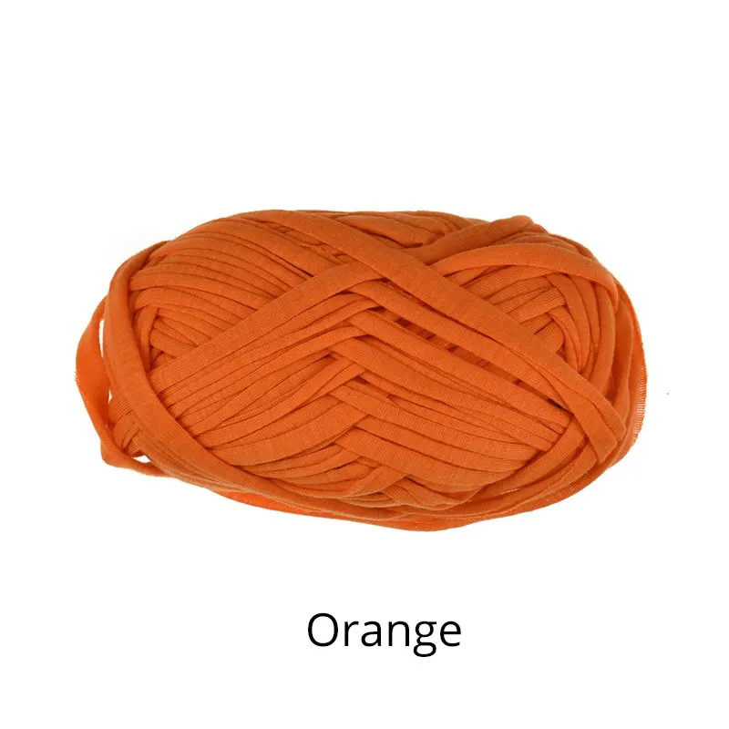 Orange Looen 21 Цвета Вязание нить в пряже хлопчатобумажная пряжа из толстой нити Игла DIY Искусство ремесло для кружевом «кроше» сумка 100 г/шт - Цвет: Orange