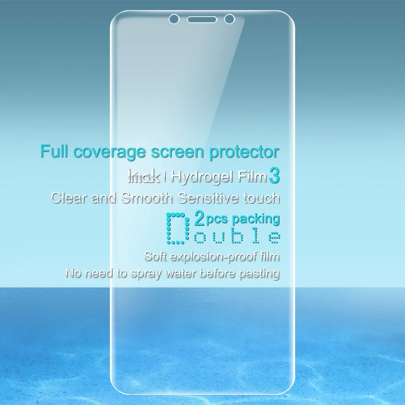 IMAK Hydrogel III для Samsung Galaxy A6s G6200 A8s 2 шт. защита экрана Переднее или заднее полное