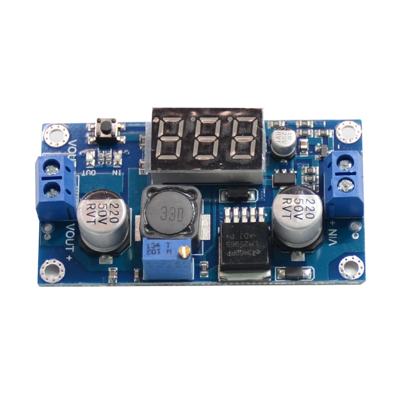 DC понижающий модуль LM2596 постоянного тока/DC2.5 ~ 36 V до 1 25 35 Регулируемый Напряжение