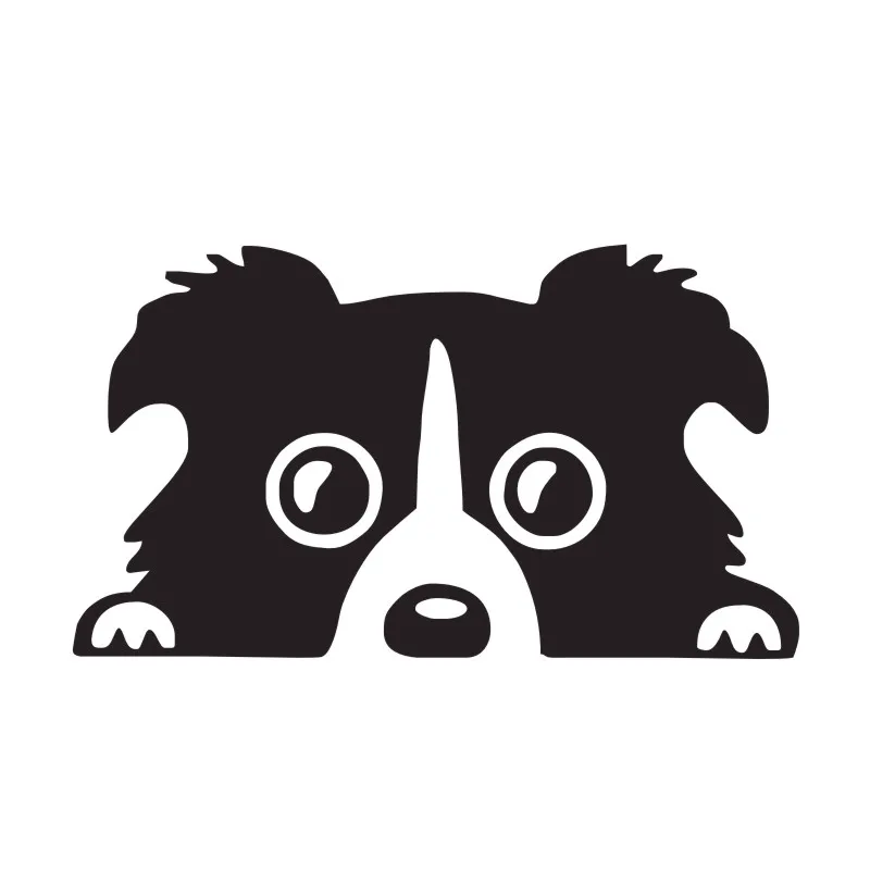 ZOOYOO Милая Наклейка на стену в виде щенка домашний декор Декоративная Виниловая