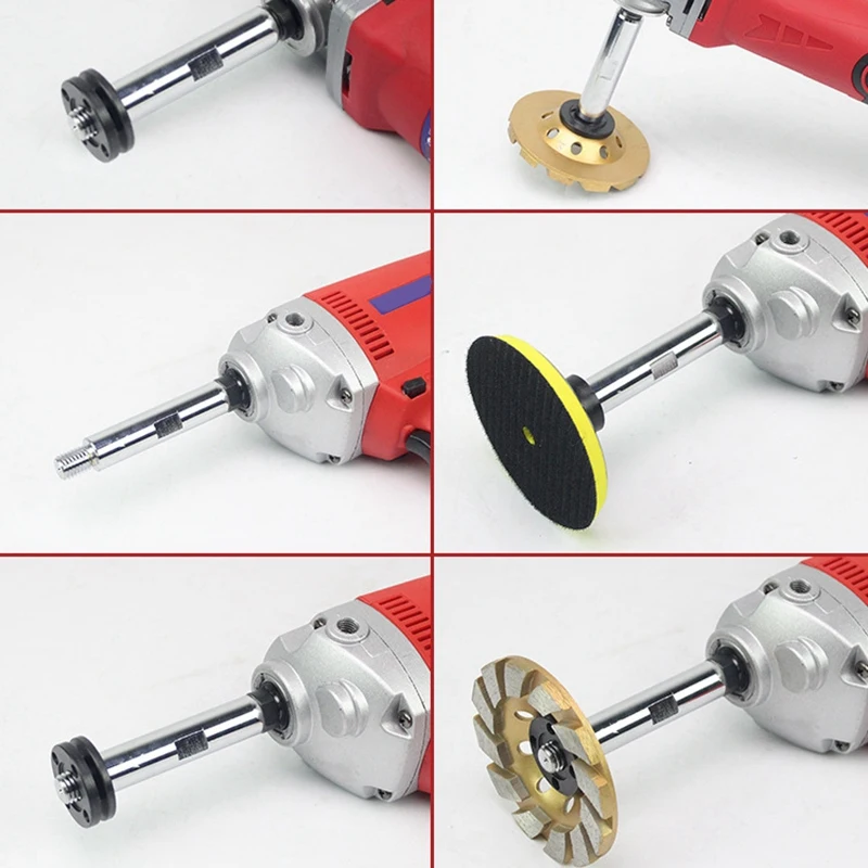 125 Polishing Machine Angle Grinder Extension Rod M14 Adapter Rod Polishing Beauty Polishing Tool 75Mm