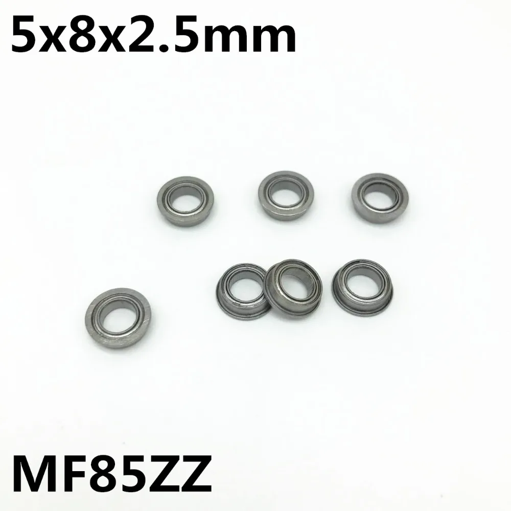 50pcs-mf85zz-5x8x25-mm-flange-bearing-deep-groove-ball-bearing-high-quality-mf85z-mf85