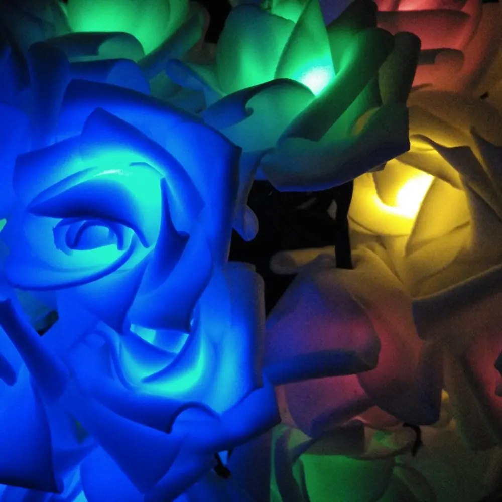 YIYANG наружные водонепроницаемые 10 м 60 светодиодов романтические розы