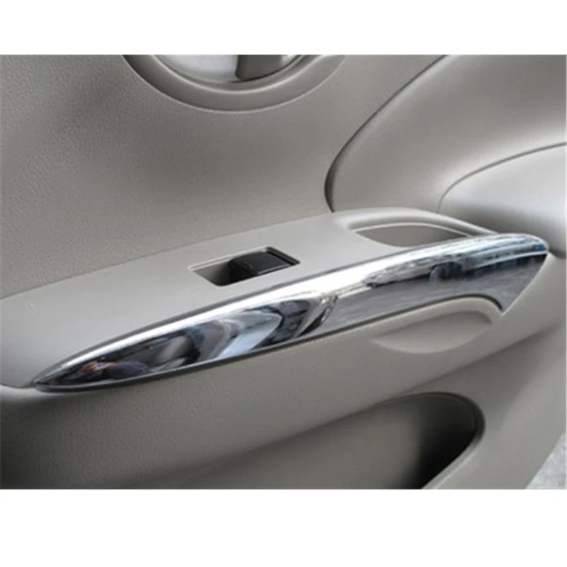 Стайлинг автомобиля внутренняя дверная ручка подходит для Nissan Versa sunny hiso 2011-2015
