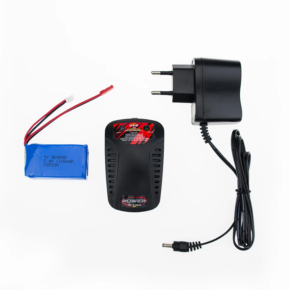 7.4 В 1100 мАч Батарея и зарядное устройство баланса WLtoys A949 A959 A969 A979 K929 lipo JST вилку для