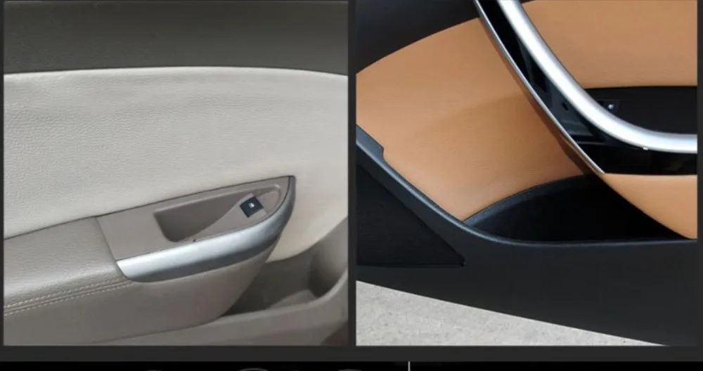 8 шт./компл. передняя/задняя панель из микрофибры/подлокотник кожаный чехол