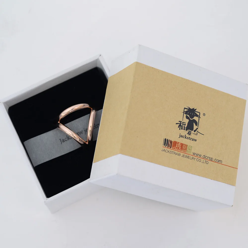 Новое корейское модное простое кольцо из чистой меди толстые три кольца шарфы с