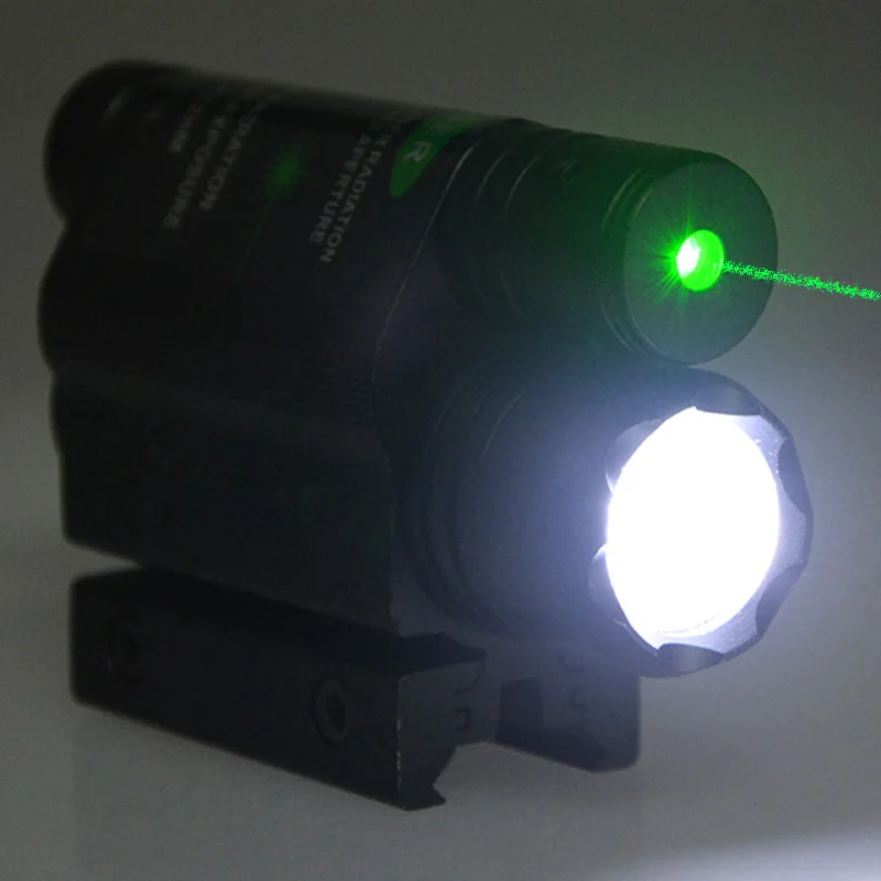 CWLASER 5 мВт зеленый лазерный прицел с Q5 светодиодный фонарик охотничьи поставки(черный