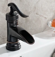 oil rubbed bronze bathroom faucet basin sink faucet single handle water taps deck mounted znf432
