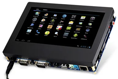 Cortex-A8 Tiny210 макетная плата (стандартная версия) + емкостный ЖК-экран 7 0 дюйма TFT S5PV210 |