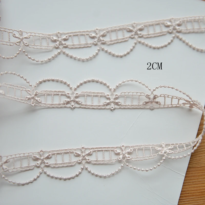 hot sale Exquisitely water soluble embroidery lace dress accessories width 2cm G557 | Дом и сад