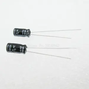 20 шт.лот 10 мкФ Ф 25 в алюминиевый электролитический конденсатор 25 в 10 мкФ 4*5 электролитический конденсатор